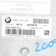 2009-2012 BMW X5 X6 Amp Amplifier Lear Hifi 65129275579 OEM Used