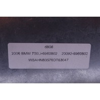 2006 2007 BMW 750i E65 E66 Voice Input Communication Control Module OEM