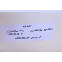 2000 BMW 323it Tail Light Lamp Bulb Socket Left Wagon 63218368761 OEM