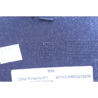 1999-2004 Porsche 911 Boxster Right Console Trim Blue Leather OEM