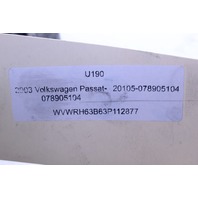 2003 Volkswagen Passat Ignition Coil Pack 078905104 OEM