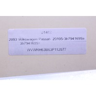 2001 2002 2003 2004 2005 Volkswagen Passat Fog Light Lamp Left 3B7941699A OEM