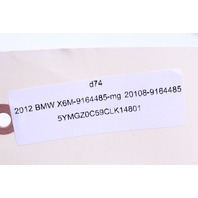 2012 BMW X6M E71 Center Console Trim Bezel 51169164485 OEM