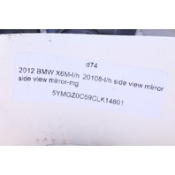 2010 2011 2012 2013 BMW X5M X6M E70 E71 Door Mirror Left Side OEM