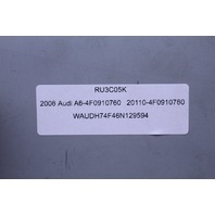 2006 Audi A6 Seat Memory Control Module 4F0910760 OEM