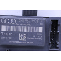 2005-2008 Audi A6 S6 Front Door Control Module Right - 4F0959792E OEM
