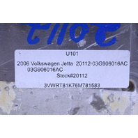 2006 Volkswagen Jetta Engine Computer Module ECU ECM DME 03G906016AC