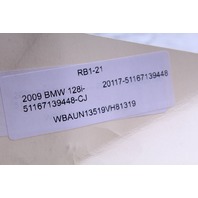 2007-2013 BMW 128i 135i 328i 335i M3 Convertible Sun Visor Right OEM