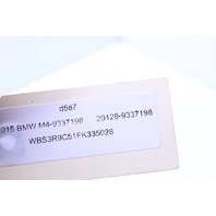 BMW M4 Left Door Wire Harness Wiring - 61129337198 OEM