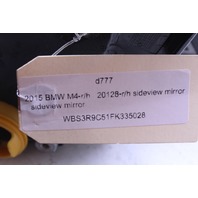 2015 2016 2017 2018 BMW M4 Door Mirror Right Side Rear View Camera OEM