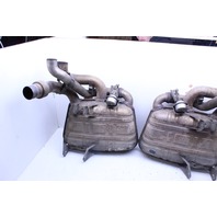 2005-2008 Porsche 911 997 Eisenmann Valved Sport Exhaust Mufflers Pair Set OEM