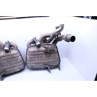 2005-2008 Porsche 911 997 Eisenmann Valved Sport Exhaust Mufflers Pair Set OEM