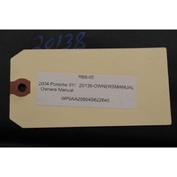 2004 Porsche 911 996 Carrera Coupe Owners Manual