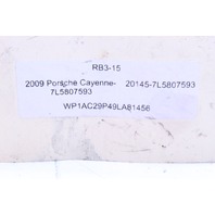 2008 - 2010 Porsche Cayenne Driver Left Fog Light Lamp Grille 7L5807593 OEM