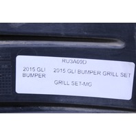 2015 Volkswagen Jetta GLI Front Lower Bumper Fog Light Grilles Set Pair OEM