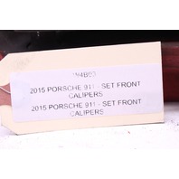 2012 2013 2014 2015 Porsche 991 991 Brake Calipers Brembo Front Pair Right Left OEM