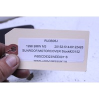 1998 BMW M3 E36 Sunroof Motor Cover Trim Panel 8122428 Stock#20152 OEM