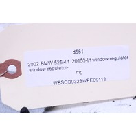 2001 2002 2003 BMW 525i 530i Front Window Regulator Left Driver 8252393 OEM