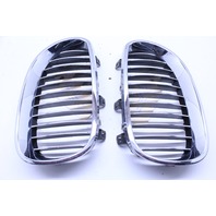 2008 BMW M5 Upper Kidney Grille Pair Left Right 7027061 7027062 OEM