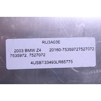 2003 BMW Z4 E36 Engine Computer Module ECU ECM DME DME 7535972, 7527072 OEM