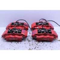 2005-2012 Porsche 911 997 S Brake Calipers Brembo Front Rear Right Left Set Red OEM