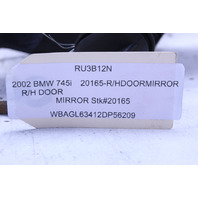 2002 2003 2004 2005 2006 2007 2008 BMW 745i 750i Door Mirror Right