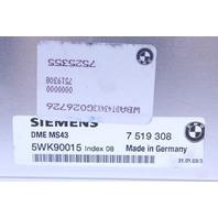 2001-2003 BMW 525i E39 Sedan Engine Computer Module ECU ECM DME 7525355 OEM