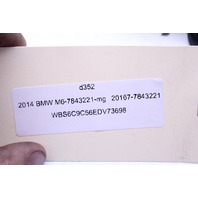 2012-2016 BMW M5 M6 Air Intake Tube Pipe 7843221 OEM