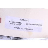 2000 BMW M5 ABS Anti Lock Brake Pump 34516752737 OEM