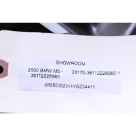 2000 2001 2002 2003 BMW M5 E39 18 x 9 1/2 10 Spoke Rear Wheel 2228960 OEM