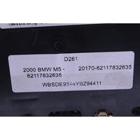 2000 BMW M5 Speedometer Instrument Cluster OEM