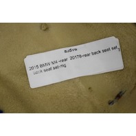 2015-2020 BMW M4 Coupe Rear Seat Back Seats Package Right Left Upper Lower