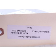2002 BMW 525i E39 Transmission Control Module TCU TCM 7516784 OEM