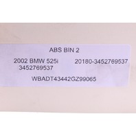 2002 BMW 525i E39 ABS Anti Lock Brake Pump 34526769537 OEM
