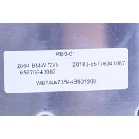 2004 BMW 530i SRS Central Gateway Control Module 6943087 OEM