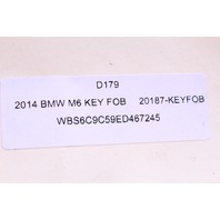 2014 BMW M6 Key Fob