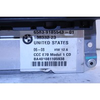 2008 BMW X5 AM FM CD DVD Audio Player 9185543 OEM