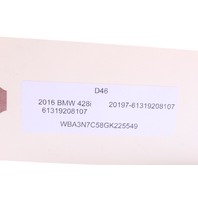 2016 BMW 428i Power Window Switch Right - 61319208107 OEM