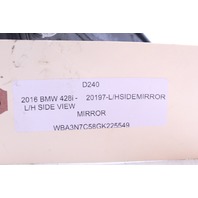 2014-2016 BMW 428i 430i 435i 440i Door Mirror Left Side View