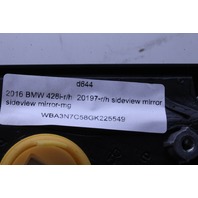 2014-2016 BMW 428i 430i 435i 440i Door Mirror Right Side View OEM