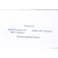 2009 2010 2011 2012 Porsche 911 997.2 3.6 Air Cleaner Box 99711002031 OEM