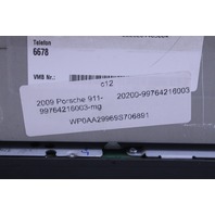 2009 2010 2011 2012 Porsche 911 997.2 Boxster Cayman 987.2 Radio Stereo Navigation Navi PCM3 OEM