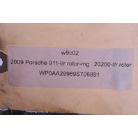 2009 Porsche 911 997.2 Brake Rotor Left Rear - 99735240501 OEM