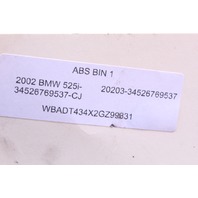 2002 BMW 525i E39 ABS Anti Lock Brake Pump 34526769537 OEM
