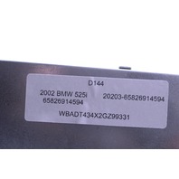 2002 BMW 525i E39 Radio Information Display Screen 65826914594 OEM