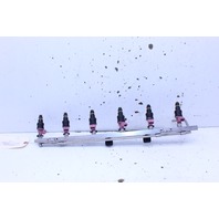 1998 BMW 528i E39 Fuel Rail With Injectors - 3772409 OEM