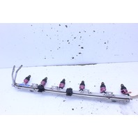 1998 BMW 528i E39 Fuel Rail With Injectors - 3772409 OEM