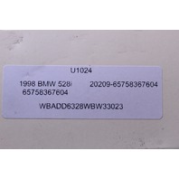 1998 BMW 528i E39 Alarm Indicator Sensor Module - 65758367604 OEM