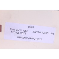 2004 BMW 325it 2.5 Mass Air Flow Meter Sensor A2C59511576 OEM