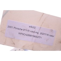 2001 Porsche 911 996 Brake Rotor Right Front OEM